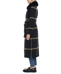 Vince Camuto Women's Double-Breasted Maxi Wool Blend Coat
