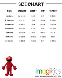 Sesame Street Baby Boys Romper and Hat