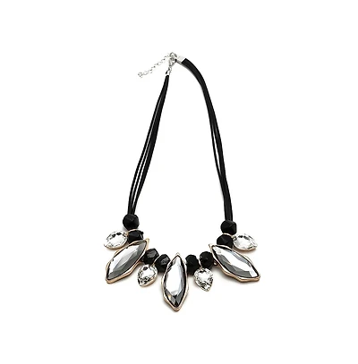 Sohi Women's Mirror Statement Necklace