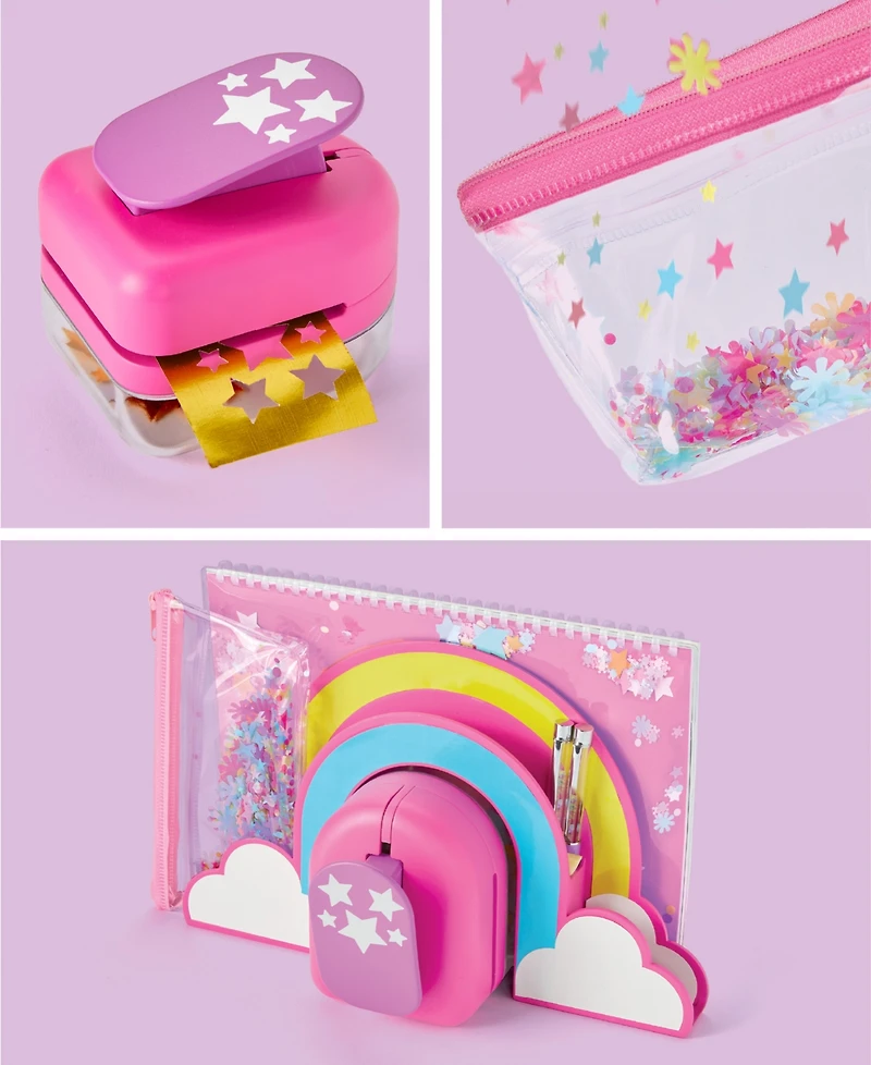 Geoffrey's Toy Box Diy Rainbow Confetti Station Sparkle Maker Kit, Created for Macy's