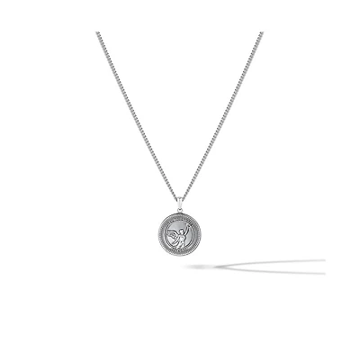 Vincero Men's Veni Vidi Vici Pendant in Rhodium-Plated Sterling Silver