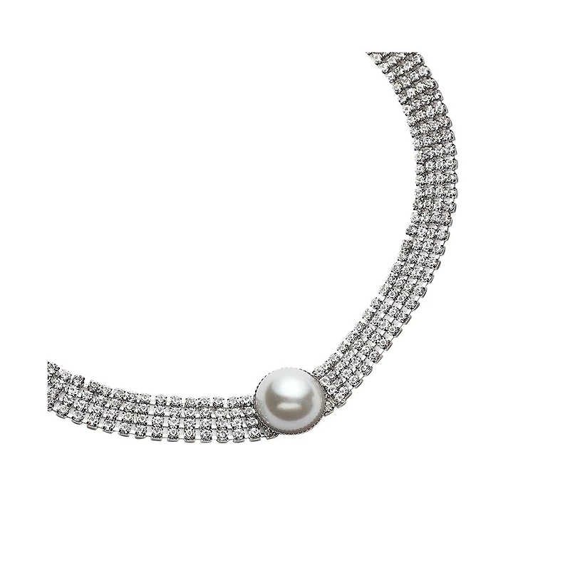 Sohi Women's Bling Choker Necklace