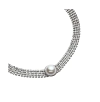 Sohi Women's Bling Choker Necklace