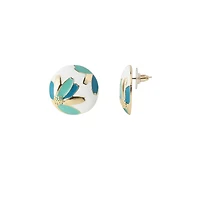 Sohi Women's The Wild Flower Stud Earrings