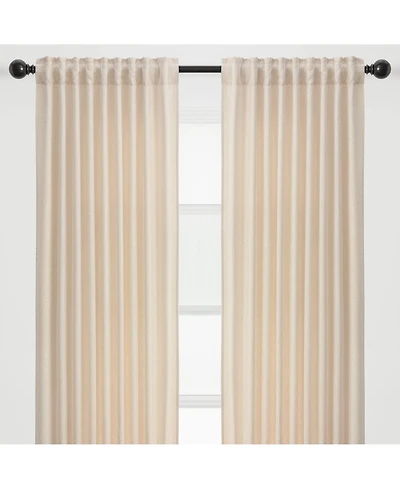 Chanasya Premium 2-Panel Embellish Embossed Classy Blackout Curtains - 3-in-1 Back Tab, Rod Pocket