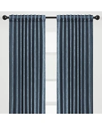 Chanasya Premium 2-Panel Embellish Embossed Classy Blackout Curtains - 3-in-1 Back Tab, Rod Pocket