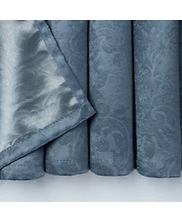 Chanasya Premium 2-Panel Embellish Embossed Classy Blackout Curtains - 3-in-1 Back Tab, Rod Pocket