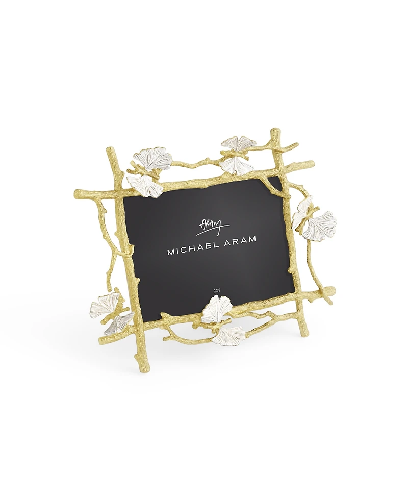 Michael Aram Butterfly Ginkgo Gold Frame, 5" x 7"