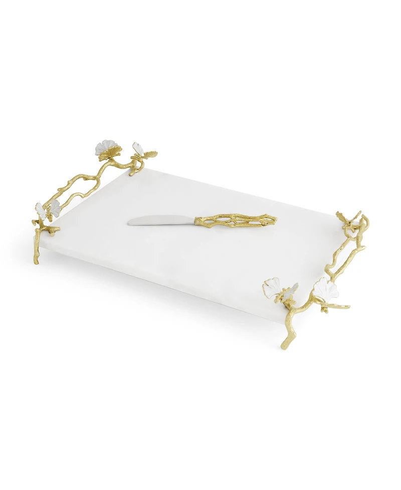 Michael Aram Butterfly Ginkgo Gold Cheeseboard Spreader