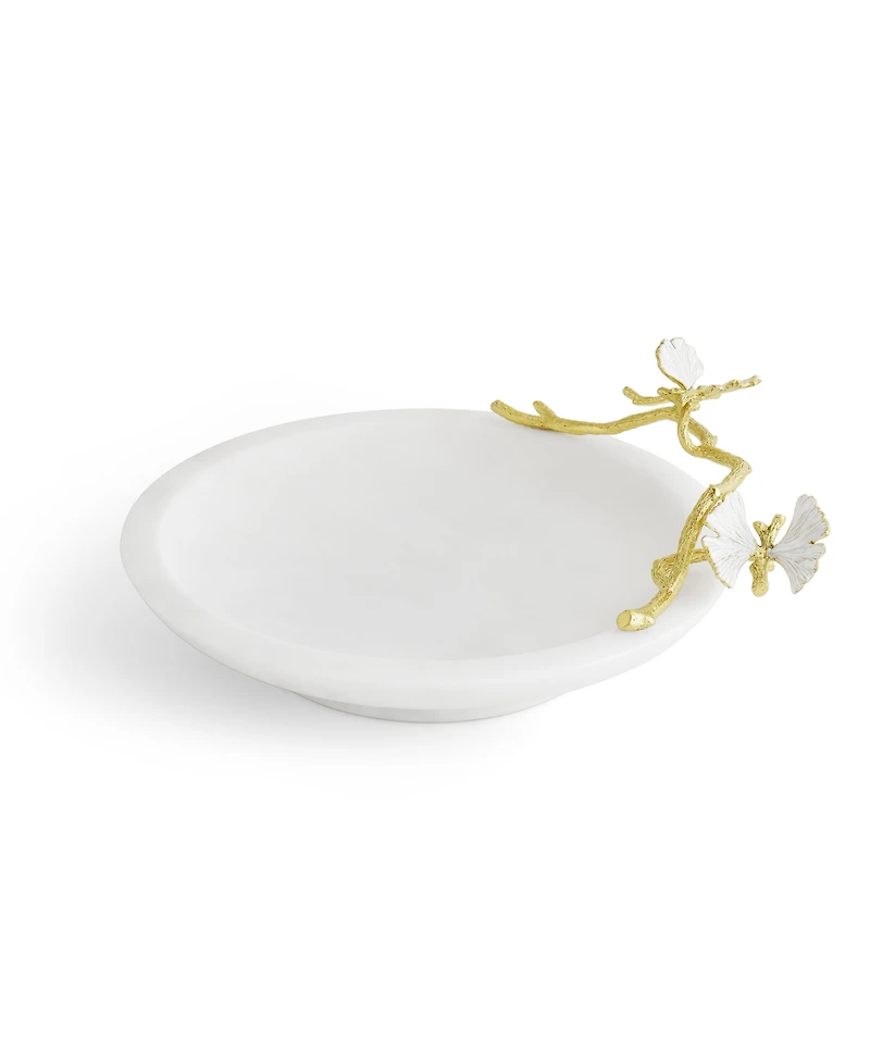 Michael Aram Butterfly Ginkgo Gold Trinket Dish, 9.5" x 8"