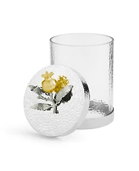 Michael Aram Pomegranate Silver and Gold Canister