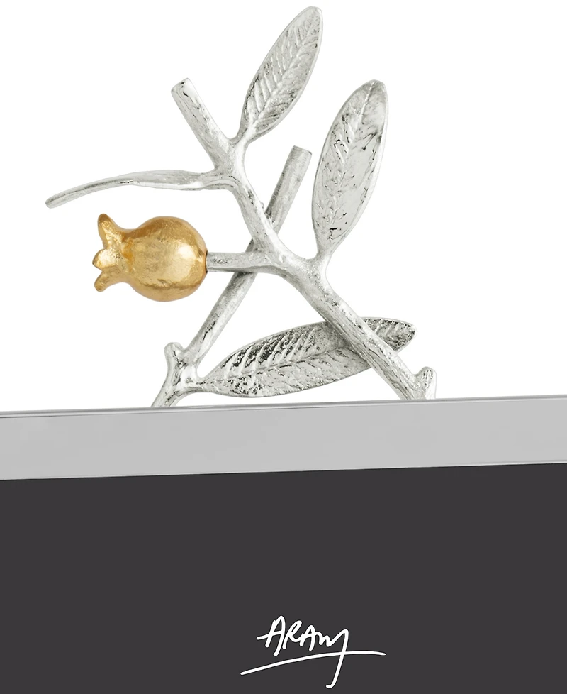 Michael Aram Pomegranate Silver and Gold Easel Frame