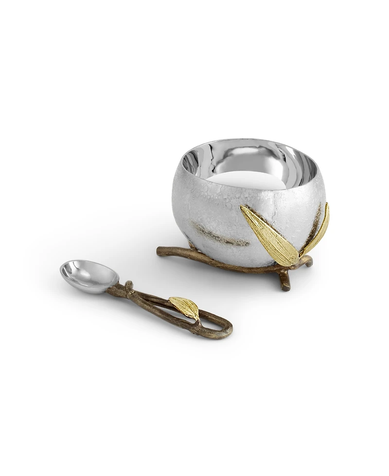 Michael Aram Zen Garden Nut Bowl with Spoon
