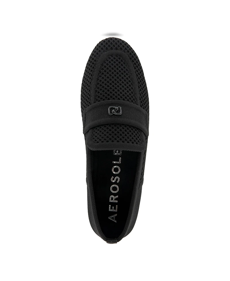 Aerosoles Women's Nanti Knit Smoking Slipper Flats
