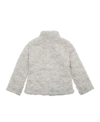Rokka&Rolla Girls Reversible Sherpa Fleece Puffer Jacket