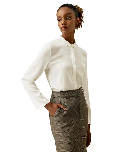 Lilysilk Women's Classic Collar Silk Shirt
