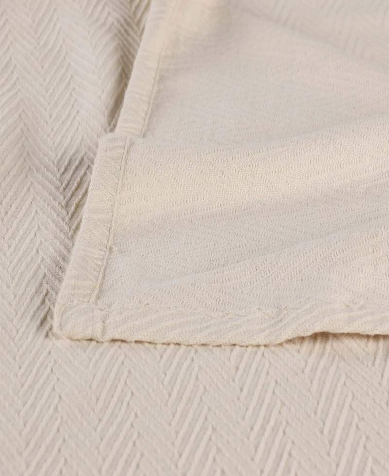 Superior Chevron All-Season Cotton Blanket, Full/Queen