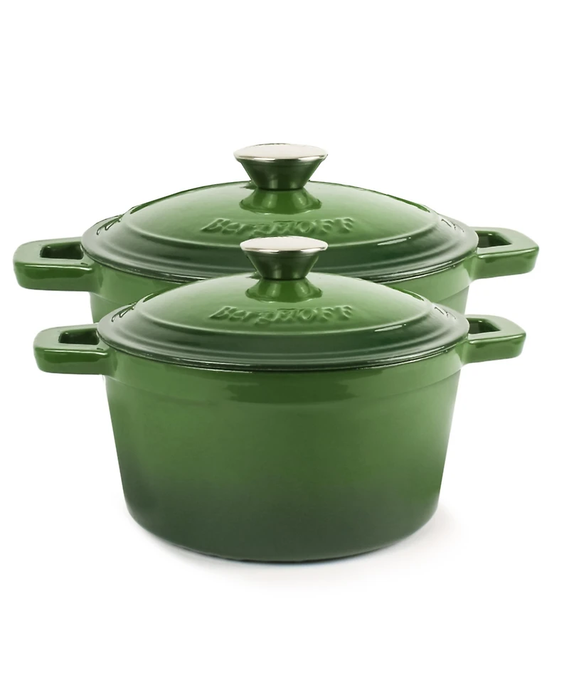 BergHOFF Neo 4pc Cast Iron Cookware Set, 3qt. & 7qt.