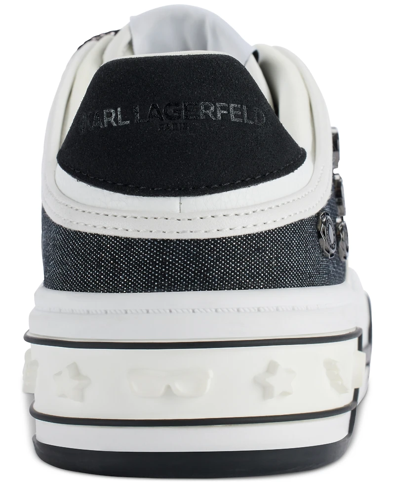 Karl Lagerfeld Paris Women's Cyndra Lace Up Sneakers