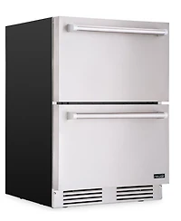 Newair 24 inch Refrigerator and Outdoor Freezer, Undercounter Refrigerator Freezer Convertible, Dual Zone Cooler with Drawer and External Controls, So