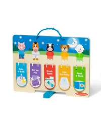 Melissa and Doug Daily Routines Chart in Display