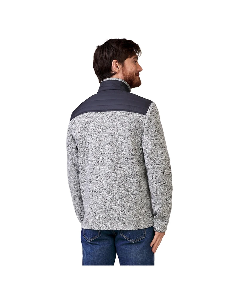 Free Country Men's Frore Sweater Knit Fleece Jacket