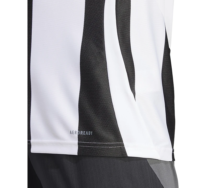 adidas Men's Stripe Logo Jersey T-Shirt
