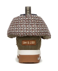 Sam and Libby Women's Cruz Fold Over Puffer Cold Weather Booties