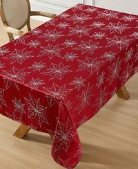 Laura Ashley Raised Woven Poinsettia Collection