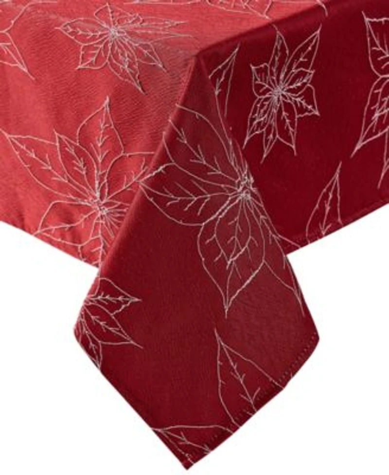 Laura Ashley Raised Woven Poinsettia Collection