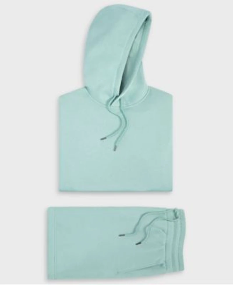 Mode Of One Mens Relaxed Fleece Hoodie Pull On Shorts Created For Macys