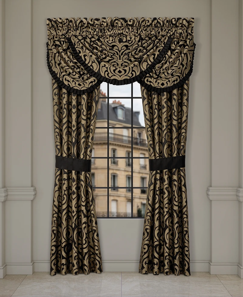 J Queen New York Bolero Window Waterfall Valance, 33" x 43"