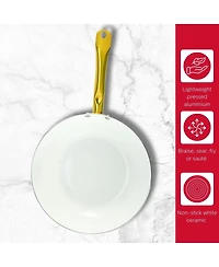 Holstein Housewares 12-inch Ceramic Nonstick Wok