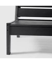 WestinTrends Outdoor Hdpe Deep Seating Modular Armless Patio Chair