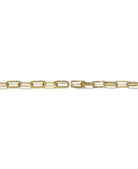 14K Gold Plated Paperclip Chain Bracelet