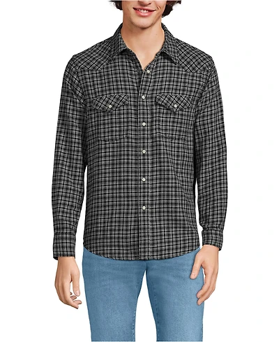 Lands' End Men's Western Shirt