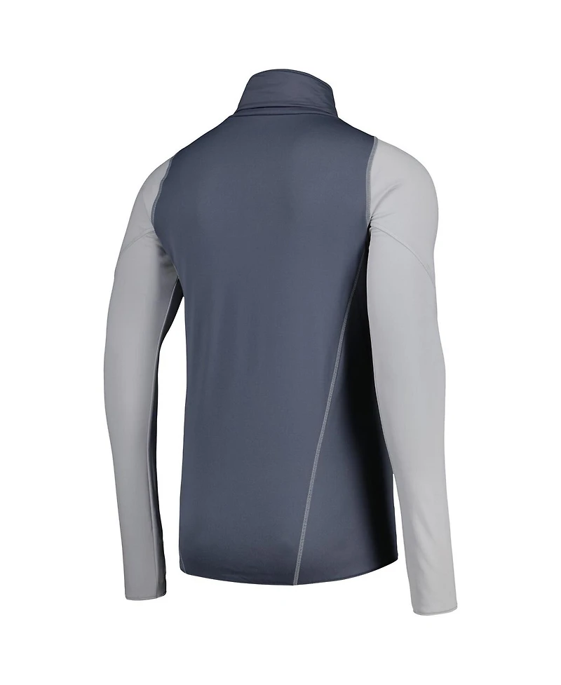 Adidas Men's Gray D.c. United Warm Raglan Cold.rdy Top