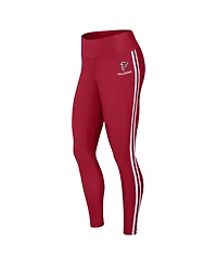 Wear by Erin Andrews Women's Red Atlanta Falcons Color Block Leggings