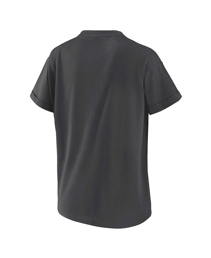 Wear by Erin Andrews Women's Charcoal Atlanta Falcons Boyfriend T-Shirt
