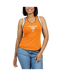 Wear by Erin Andrews Women's Tennessee Orange Tennessee Volunteers Open Hole Razorback Tank Top