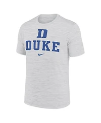 Nike Men's White Duke Blue Devils Primetime Velocity T-Shirt