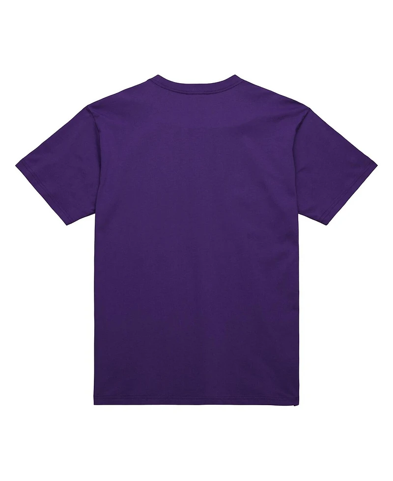 Mitchell & Ness Men's Purple Los Angeles Lakers Hardwood Classics Neon Nights Premium T-Shirt