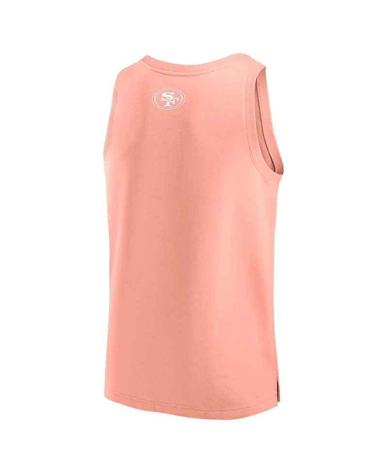 Fanatics Men's Coral San Francisco 49ers Elements Tank Top