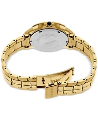Seiko Women's Coutura Diamond (1/4 ct. t.w.) Gold-Tone Stainless Steel Bracelet Watch 34mm