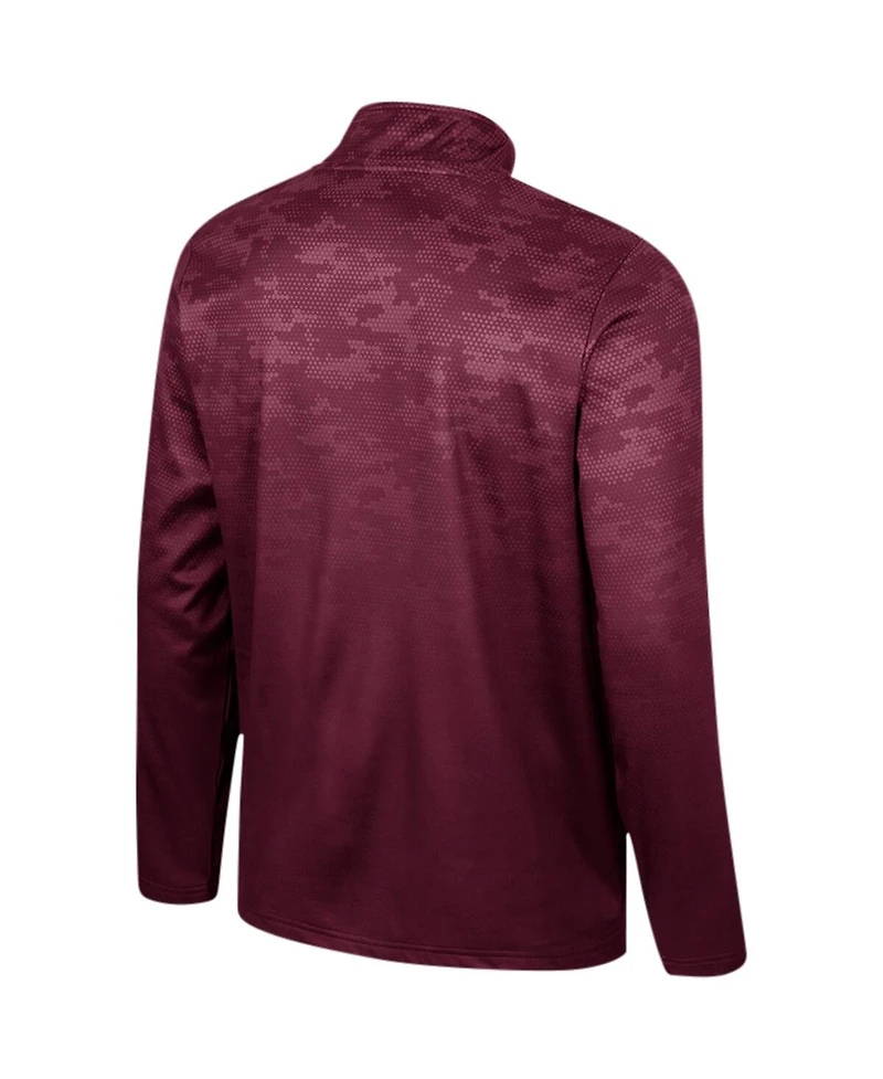 Colosseum Men's Maroon Minnesota Golden Gophers The Machine Half-Zip Jacket
