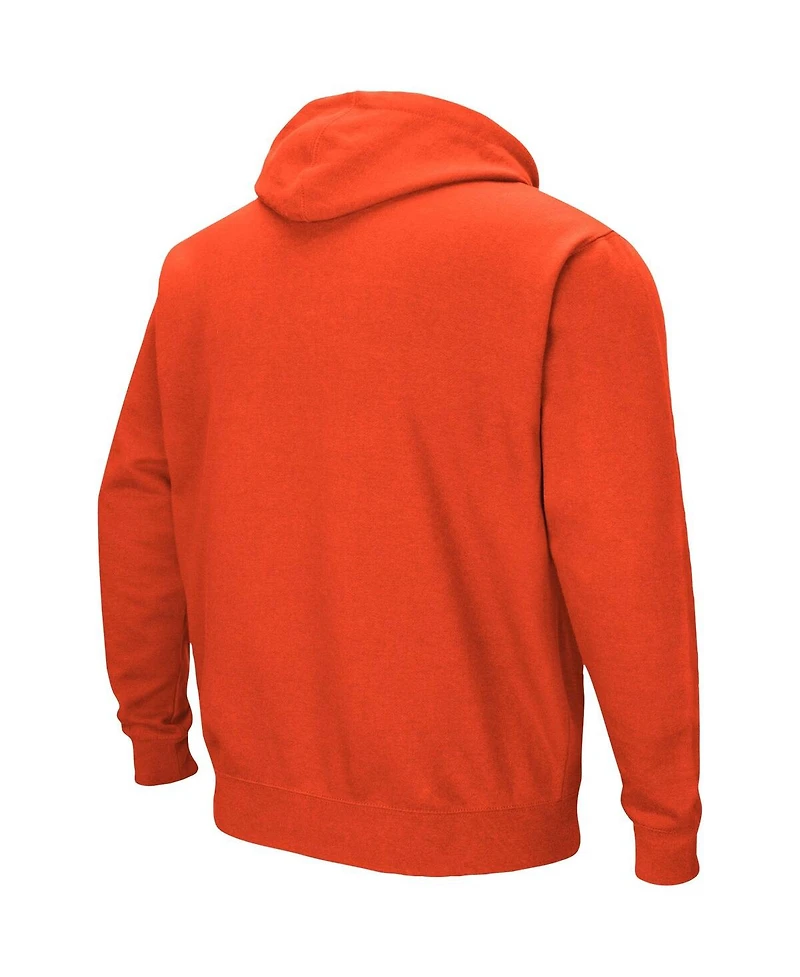 Colosseum Men's Orange Clemson Tigers Sunrise Pullover Hoodie
