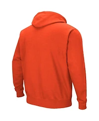 Colosseum Men's Orange Clemson Tigers Sunrise Pullover Hoodie