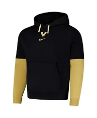 Nike Men's Black Vanderbilt Commodores 2024 Sideline Club Fleece Pullover Hoodie