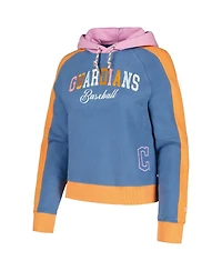 New Era Women's Light Blue Cleveland Guardians Fashion Color Pop Pullover Hoodie
