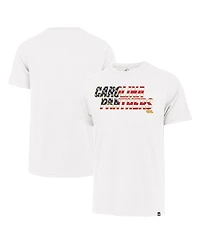 '47 Brand Men's White Carolina Panthers Flag Script Franklin T-Shirt